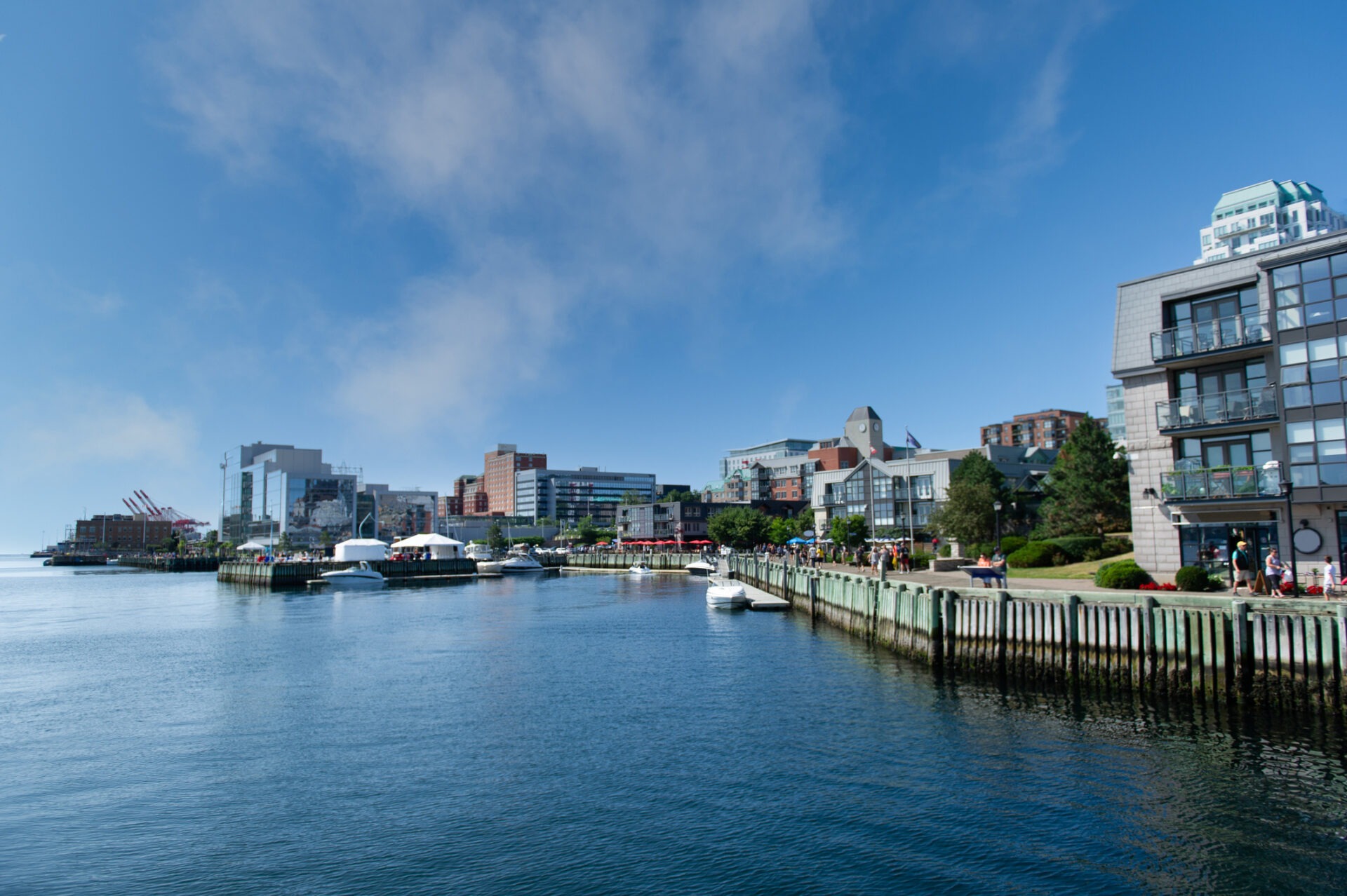 Scenic view of Halifax waterfront